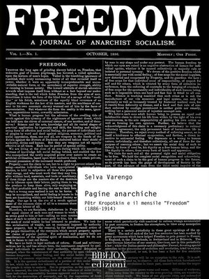 cover image of Pagine anarchiche